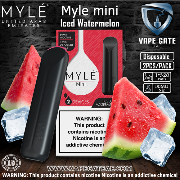 MYLE Mini Iced Watermelon Disposable Device Abu Dhabi