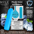 Myle Mini Iced Blueberry Disposable Pods Abu Dhabi Dubai Al Ain Ajman Fujairah