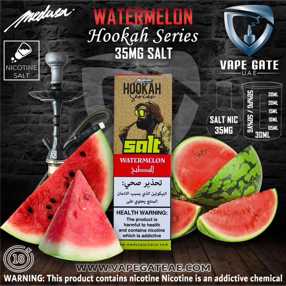 Watermelon Hookah Series - Medusa Juice Co. 30ml ABU DHABI DUBAI RUWAIS KHORFAKKAN KSA
