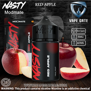 Red Apple - Nasty Modmate 60ml Abu Dhabi Dubai Al Ain KSA