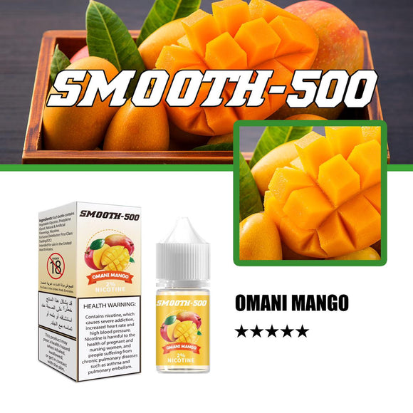 Smooth 500 Salt - Omani Mango 30ml abu dhabi dubai ksa