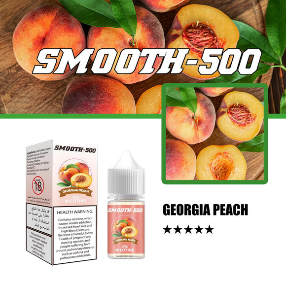 Smooth 500 Salt - Georgian Peach 30ml abudhabi dubai ksa