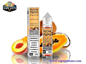 Pachamama Peach Papaya Coconut Cream E juice by Charlie’s Chalk Dust