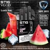 Stig Disposable Pod ,STIG Disposable Pod by VGOD Dubai , Lush Ice , Vape Gate UAE ,Abu Dhabi