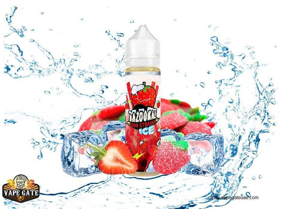 Strawberry Sour Ice - Bazooka - E-LIQUIDS - UAE - KSA - Abu Dhabi - Dubai - RAK 1