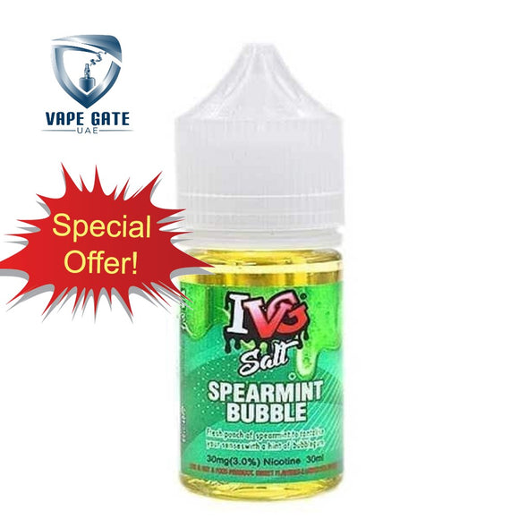 Spearmint 30ml Saltnic by IVG vape gate uae