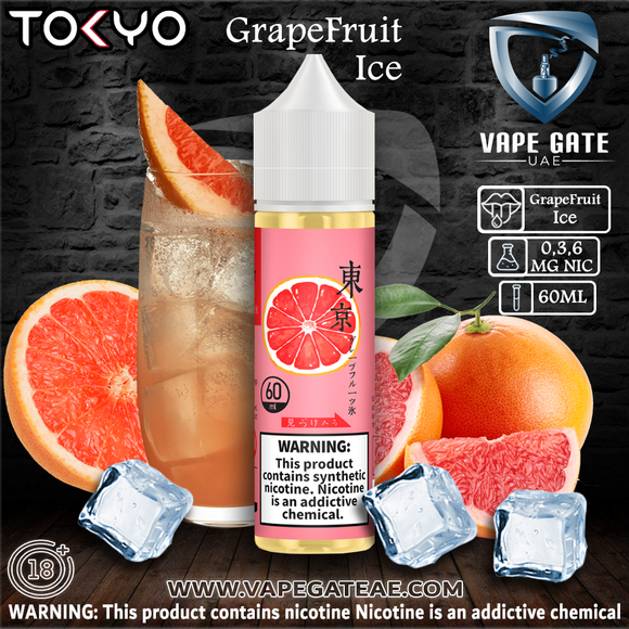 Tokyo Iced GrapeFruit E Liquid available abu dhabi dubai