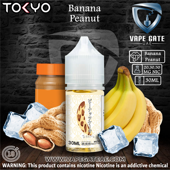 Tokyo Banana Peanut Saltnic 30ml Al AIn & Dubai UAE, Ras Al Khaimah, Fujairah
