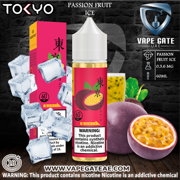 Tokyo Iced Passion Fruit E Liquid available abu dhabi dubai