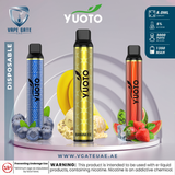 YUOTO – Luscious Disposable Pod (50mg-3000Puffs) Abudhabi Dubai KSA Oman Jordan Egypt