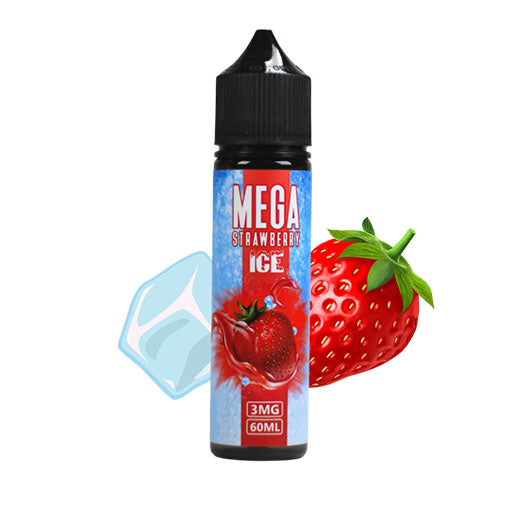 Mega Strawberry Ice 60ml E Liquid - Grand E-Liquid ABU DHABI DUBAI AL AIN RUWAIS FUJAIRAH KSA