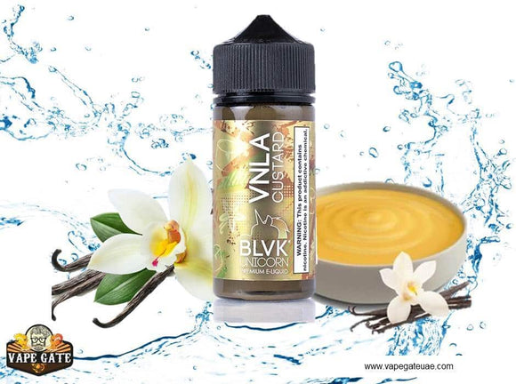 Vanilla Custard - BLVK Unicorn - 3 mg / 100 ml - E-LIQUIDS - UAE - KSA - Abu Dhabi - Dubai - RAK 1