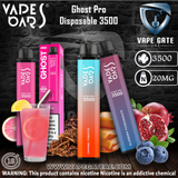 Vapes Bar - Ghost Pro Disposable Vape Device (3500 Puffs) ABU DHABI DUBAI AL AIN RUWAIS KSA