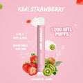 SMOOTH DISPOSABLES (50MG - 1200 Puffs) - Kiwi Strawberry - Pods - UAE - KSA - Abu Dhabi - Dubai - 