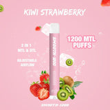 SMOOTH DISPOSABLES (20MG - 1200 Puffs) - Kiwi Strawberry - Pods - UAE - KSA - Abu Dhabi - Dubai - 