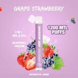 SMOOTH DISPOSABLES (50MG - 1200 Puffs) - Grape Strawberry - Pods - UAE - KSA - Abu Dhabi - Dubai - 