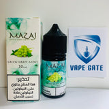 Green Grape Mint -  by Mazaj 30ml SaltNic Abudhabi Ruwais KSA UK