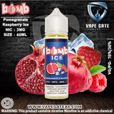 Pomegranate & Raspberry Ice 60ml Eliquid by Bomb Abudhabi Dubai KSA