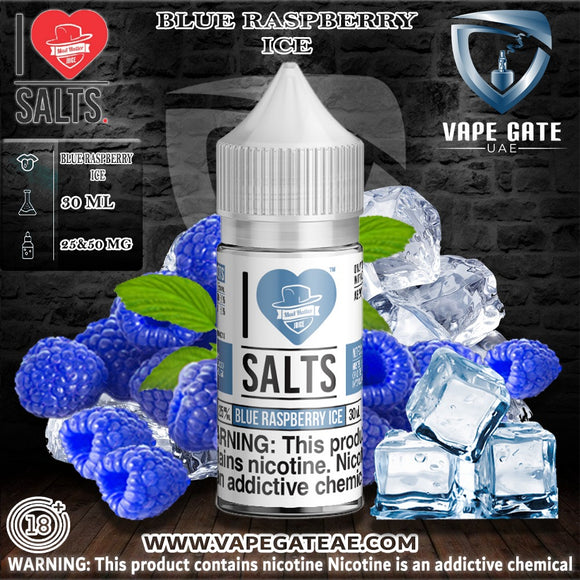 I Love Salts / Mad Hatter Juice- Blue Raspberry Ice - Salt Nic - UAE - KSA - Abu Dhabi - Dubai - RAK