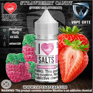 Strawberry Candy (Sweet Strawberry) - I Love Salts / Mad Hatter Juice - Salt Nic - UAE - KSA - Abu dHABI