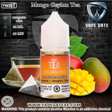 Mango Ceylon Tea 30ml Salt by Twist Tea PGVG Abudhabi Dubai KSA
