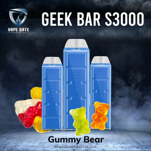 GEEK Bar S3000 Disposable Vape Gummy Bear Vape Gate UAE