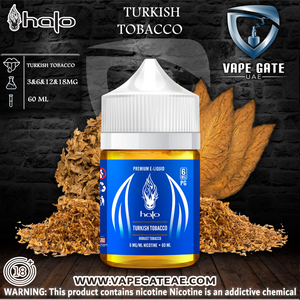 Halo Turkish Tobacco E Liquid - E-LIQUIDS - UAE - KSA - Abu Dhabi - Dubai - RAK 1