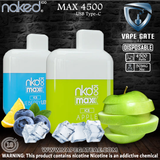 Naked 100 Max Disposable Vape (4500 Puffs - 50 mg) ABU DHABI AL AIN RUWAIS DUBAI KSA