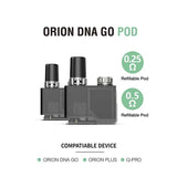 Lost Vape Orion DNA GO Replacement Pods - 2 pcs - UAE - KSA - Abu Dhabi - Dubai - RAK